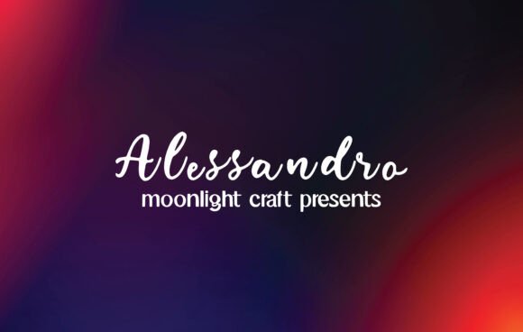 Alessandro: The Handwritten Font for Polished Branding
