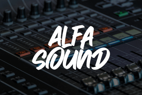 Alfa Sound: A Creative Font for Designers
