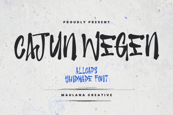 Cajun Wegen Font Review