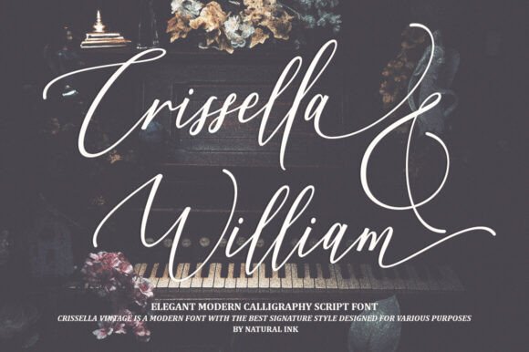 Crisella William: A Modern Script Typeface for Branding