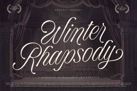 Designing Elegant Brands with Winter Rhapsody Typeface