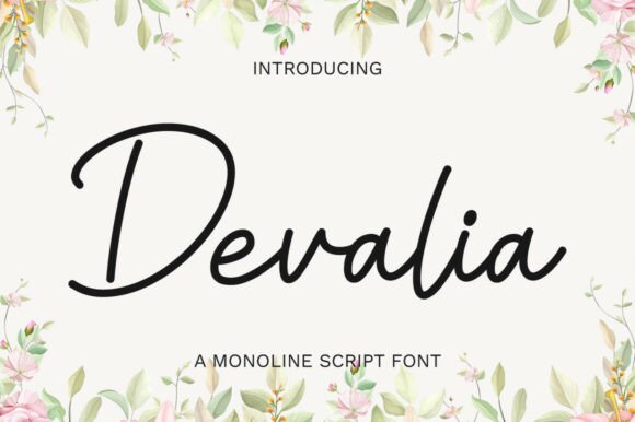 Devalia Font for Elegant Design