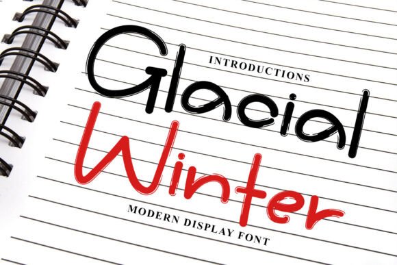 Glacial Winter Font: Bold Script for Handmade Brands