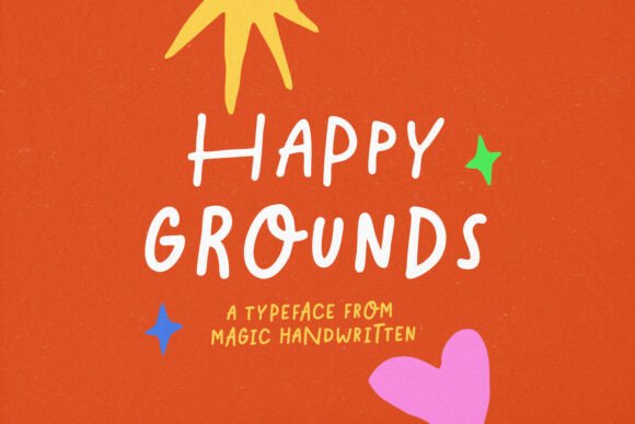 Happy Grounds Font for Web Design