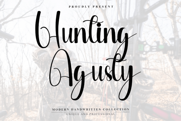 Hunting Agusty Font Review for Social Campaigns