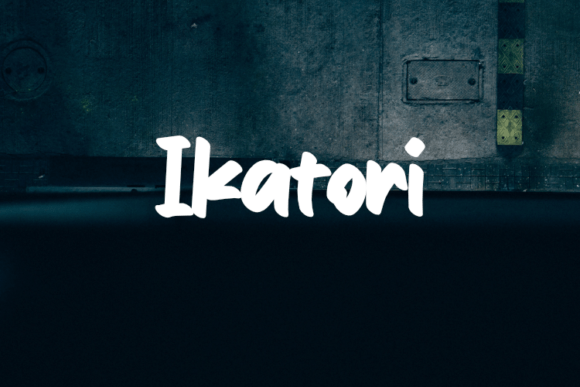 Ikatori: A Versatile Script Handwritten Font for Editorial Design