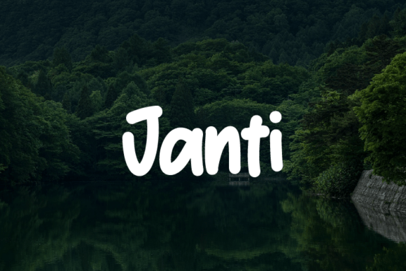 Janti: A Modern Script Handwritten Typeface for Editorial Design