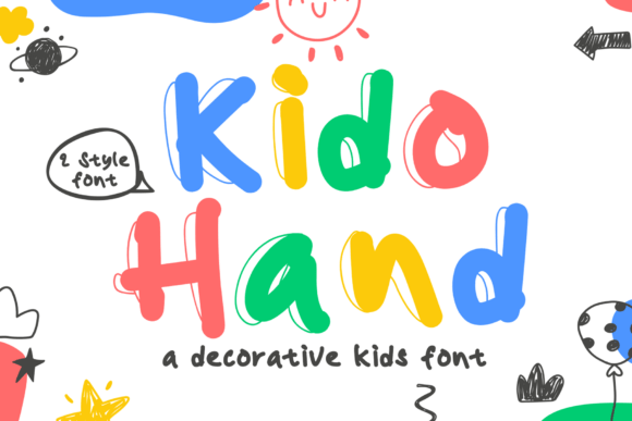 Kido Hand: The Playful Script Font for Viral Content