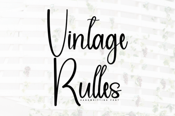 Launch Campaigns with Vintage Rulles Script Handwritten Fonts