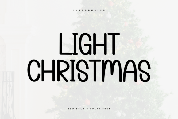 Light Christmas Font for Business