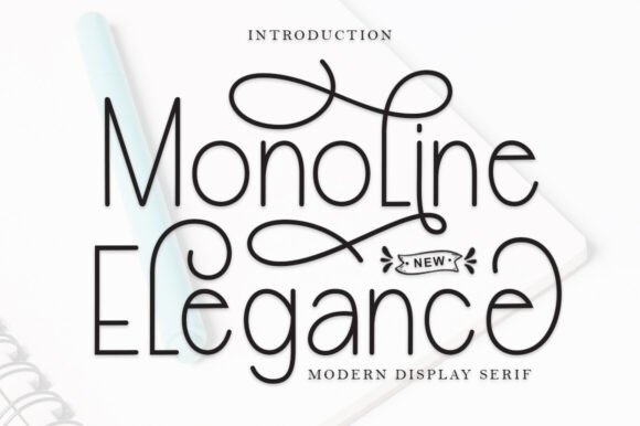 Monoline Elegance Font