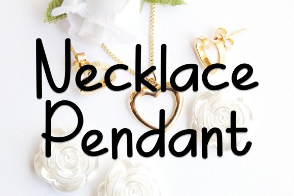 Necklace Pendant Font Review