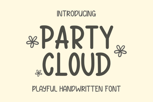 Party Cloud Font for Creative Campaigns