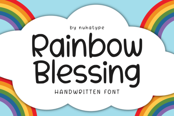 Rainbow Blessing Font