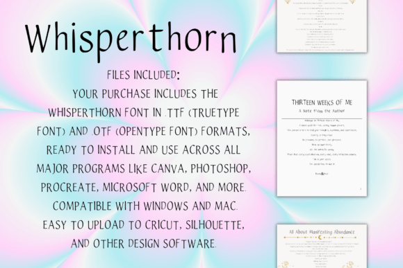 Whisperthorn Font for Professional Branding