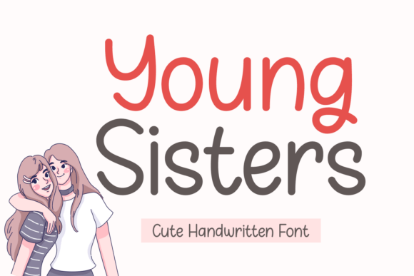 Young Sisters Typeface for Playful Web Design